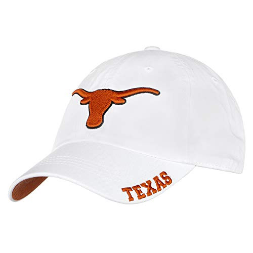 University of Texas Authentic Apparel NCAA Texas Longhorns Mens Basic Slouch Cap White One Size