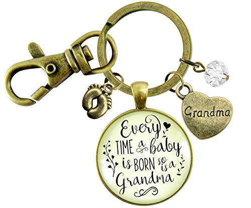 Gutsy Goodness Pregnancy Announcement Grandmother Keychain Every Time Baby Born So Grandma Reveal Grandchild Gift Gutsy Goodness Pregnancy Announcement Grandmother Keychain Every Time Baby Born So Grandma Reveal Grandchild Gift
