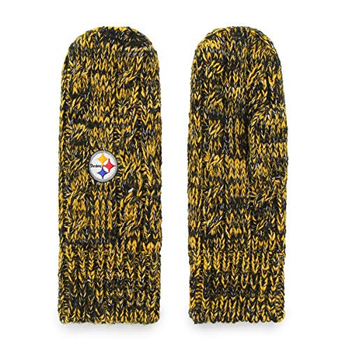 OTS NFL Pittsburgh Steelers Womens Brilyn Mittens Team Color Womens