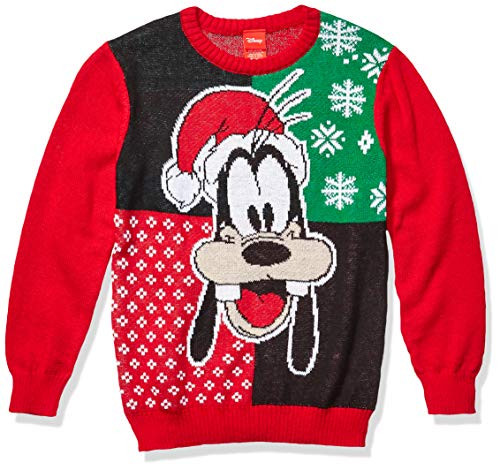 Disney Boys Ugly Christmas Sweater GoofyRed X-Large 16