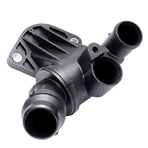 ECCPP 06D121111GEngine Coolant Thermostat and Housing Assembly Radiator Coolant Thermostat Housing Equipment fit for Audi A4 2005-2009for Audi A4 Quattro 2005-2009