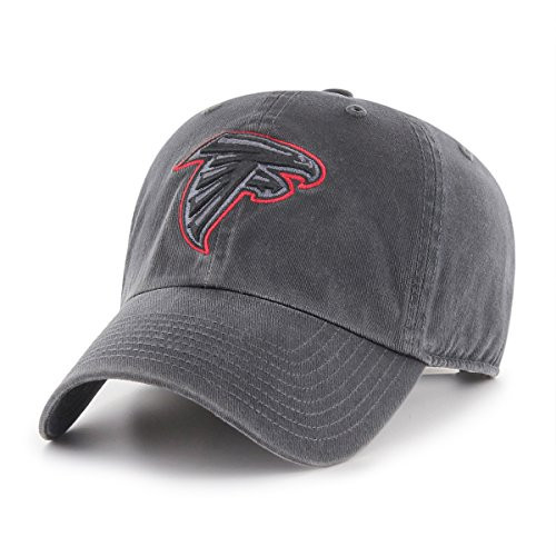 OTS NFL Atlanta Falcons Mens Challenger Adjustable Hat Dark Charcoal One Size