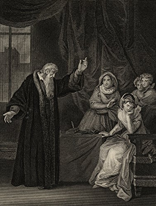 Mary Queen Of Scots1542-1587 Also Mary Stuart Daughter Of James V King Of ScotlandMary Queen Of Scots Reproved By Knox 19Th Century Print Engraved By J Rogers From A Painting By R Smirke Poster Print