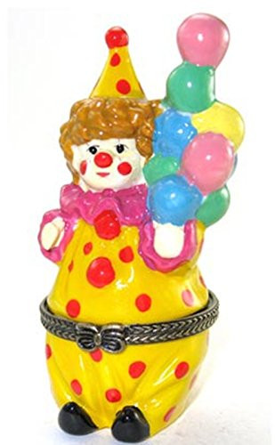 Art Gifts Circus Clown Costume with Balloons Trinket Box