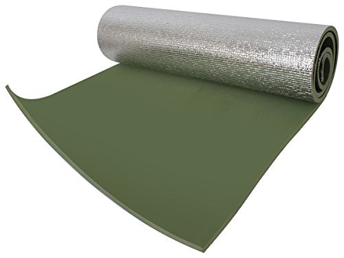 Rothco Thermal Reflective Olive Drab Sleeping Pad with Ties