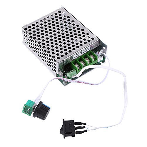 PWM DC Motor Speed Controller Switch 40A 12V 24V 36V 48V Max 2000W Reversible High Power Motor Speed Governor Reversing 10-50V Speed Controller for Router Drill or Other Motors