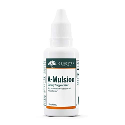 Genestra Brands - A-Mulsion - Emulsified Vitamin A Liquid - 1 fl_ oz_ - Citrus Flavor