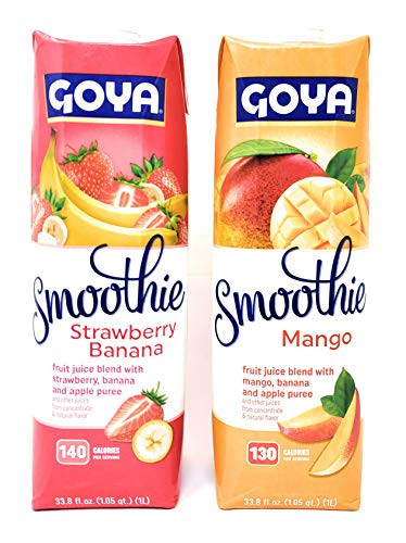 Goya Smoothie Strawberry Banana   Mango Pack 2 Pack Total of 67_6fl_oz