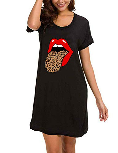 Erato Womens Nightie Nightgown Cotton Night Shirt for Sleeping Sleepwear Short Sleeve Sleep Shirts Erato Womens Nightie Nightgown Cotton Night Shirt for Sleeping Sleepwear Short Sleeve Sleep Shirts