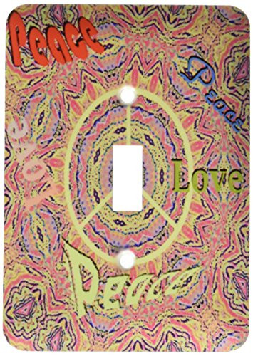 3dRose Lsp-11730-1 Peace F Single Toggle Switch