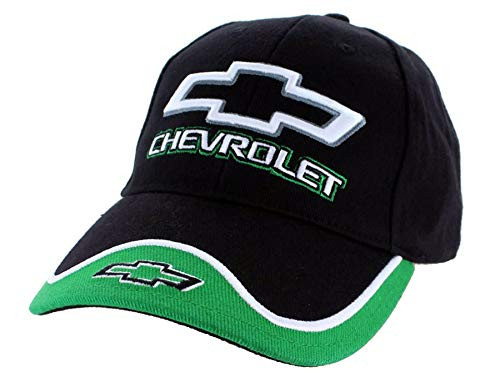 Gregs Automotive Hat Cap GreenBlack Compatible with Chevrolet Chevy - Bundle with Driving Style Decal