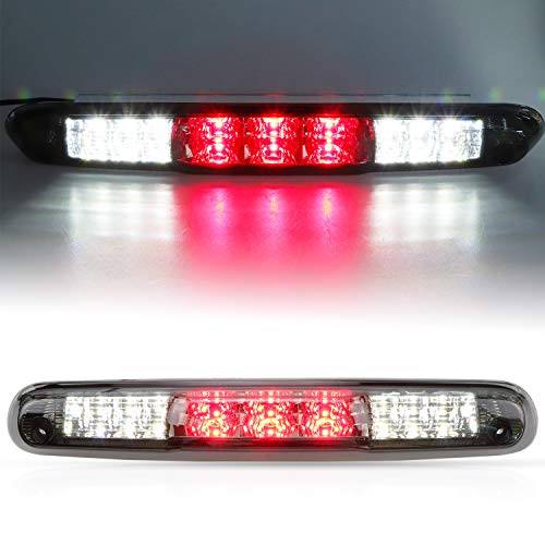 Youxmoto LED 3rd Brake Light High Mount Stop Light fit for 2007-2013 Chevy SilveradoGMC Sierra 1500 2500HD 3500HD Cargo Lamp 25890530 531066 531067 Chrome Housing Smoke Lens