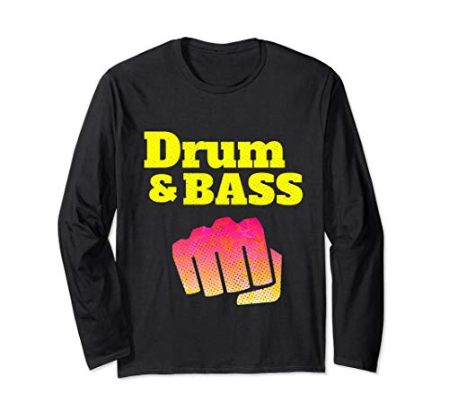 Drum and Bass 174 BPM DnB Music Liquid Junglist EDM Long Sleeve T-Shirt