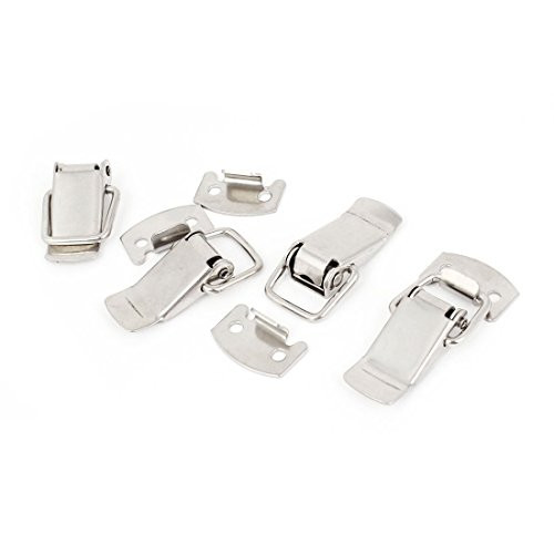 Uxcell Stainless Steel Case Chest Box Spring Draw Toggle Latch Catch, 4 Piece