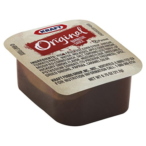 Kraft Original BBQ Sauce Single Serve Packet 0_75 oz Packets Pack of 200