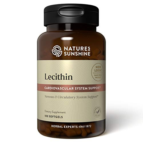Natures Sunshine Lecithin 180 Softgels