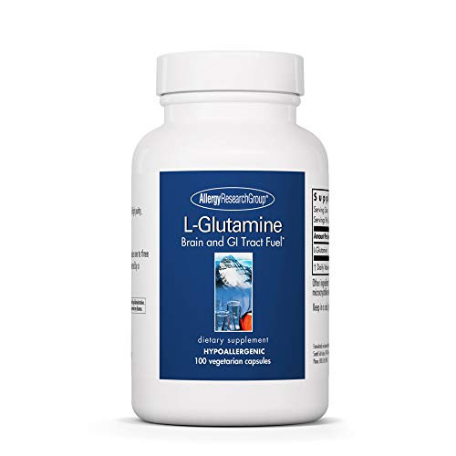 Allergy Research Group L-Glutamine 500 mg 100 Vegetarian Capsules
