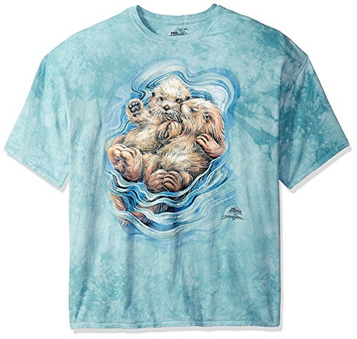 The Mountain mens A Love Like No Otter T Shirt Green Medium US
