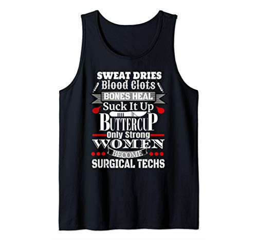 Surgical Technician Shirt Women Surg Tech OR Scrub Tech Gift Tank Top