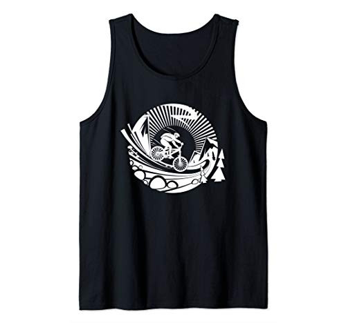 Ride the World Mountain Bike - MTB Mountain Bike Gear Tank Top