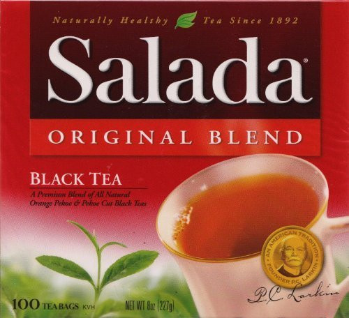 Salada Original Blend Black Tea 8 oz 100 Count Boxes 2 Pack by Salada
