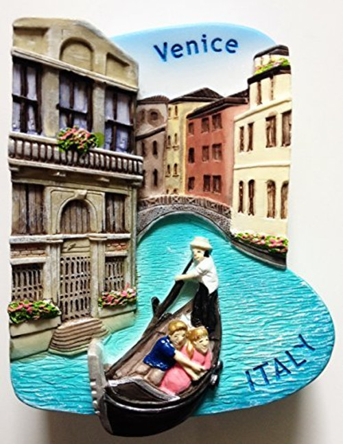 Venice Gondola ITALY Resin 3D fridge Refrigerator Thai Magnet Hand Made Craft. by Thai MCnets