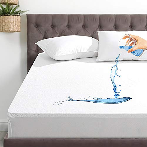 Full Mattress Protector Waterproof Bed Protectors Mattress Pad Cover with Deep Pocket