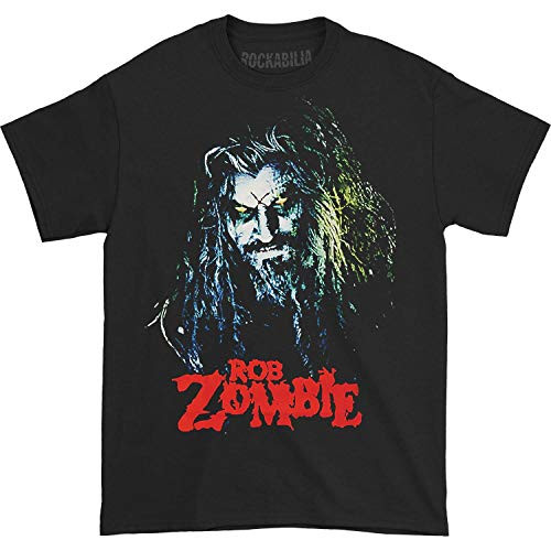 GLOBAL Rob Zombie Mens Hell Billy Head T-ShirtBlackXX-Large