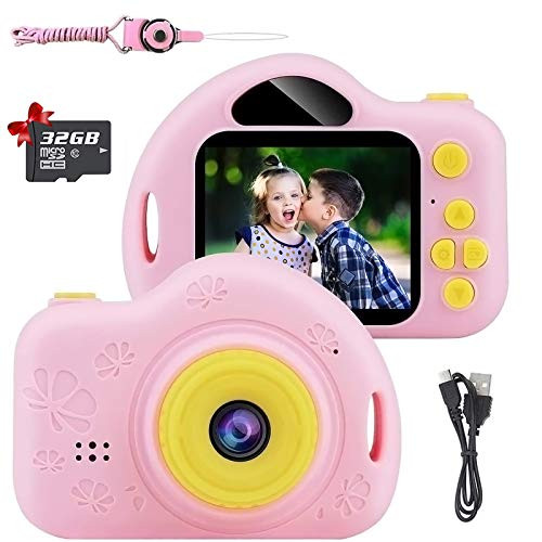 Mavel Star Kids Camera Digital Video Camera Children Creative DIY Camcorder with Rechargeable Battery Birthday Christmas New Year Toy Gifts for 4 5 6 7 8 9 Year Old Girls with 32GB SD Card Pink Mavel Star Kids Camera Digital Video Camera Children Creative DIY Camcorder with Rechargeable Battery Birthday Christmas New Year Toy Gifts for 4 5 6 7 8 9 Year Old Girls with 32GB SD Card Pink