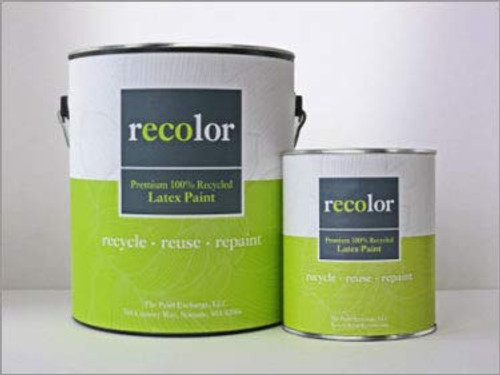 RECOLOR Paint 100 Recycled Exterior Latex Paint 1 Quart Exterior - Stone