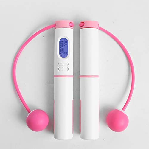 Weighted Jump Ropes For Fitness Exercises Cordless Jump Rope Digital Counting Weighted Rope Skipping With Calories Counter For Indoor and Outdoor Cordless Skipping Rope for MenWomenKidsGirl