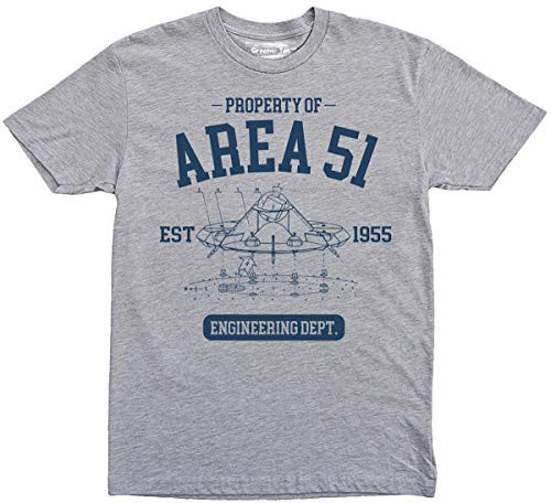 Smart People Clothing  Property of Area 51 t-Shirt Engineering Department Alien UFO Engineer Space Black X-Large Smart People Clothing  Property of Area 51 t-Shirt Engineering Department Alien UFO Engineer Space Black X-Large
