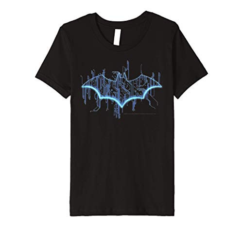 Kids DC Comics Batman Digital Classic Logo Premium T-Shirt