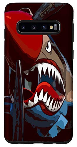 Galaxy S10 P-40 Warhawk Fighter Aircraft WW2 Airplane Military Case