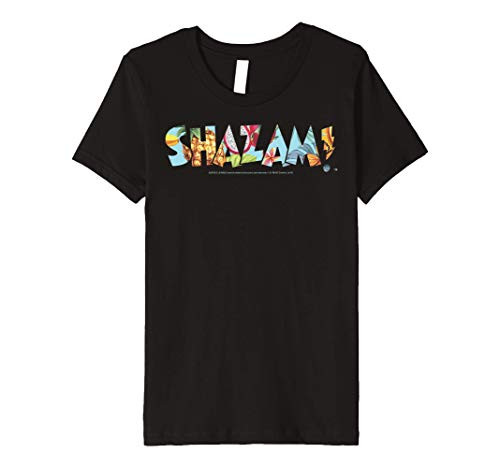 Kids DC Comics Shazam Dragon Fruit Logo Premium T-Shirt
