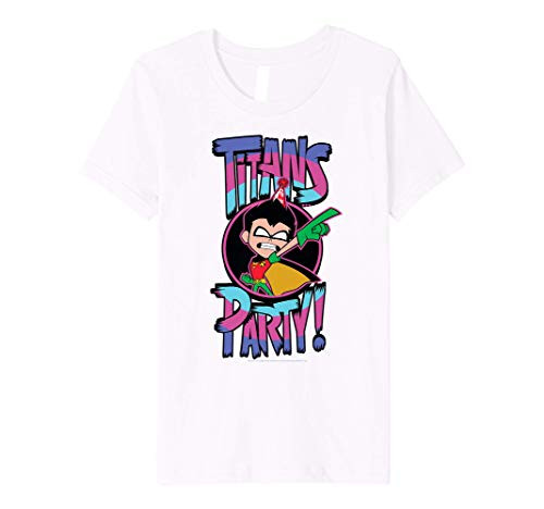 Kids DC Comics Teen Titans Go Robin Titans Party Premium T-Shirt