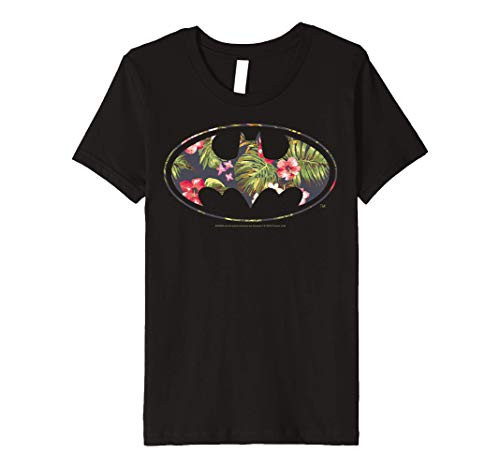 Kids DC Comics Batman Tropical Logo Premium T-Shirt