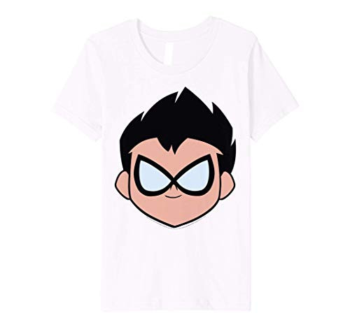Kids DC Comics Teen Titans Go Robin Big Face Premium T-Shirt
