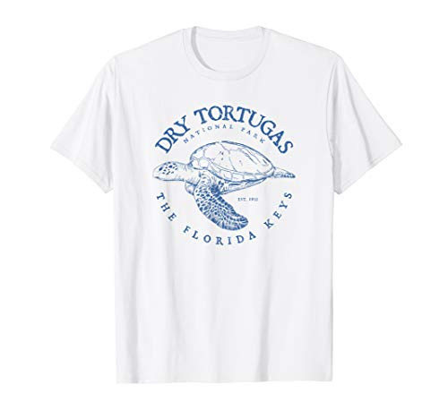 Dry Tortugas National Park Florida Keys Scuba Diving Turtle T-Shirt