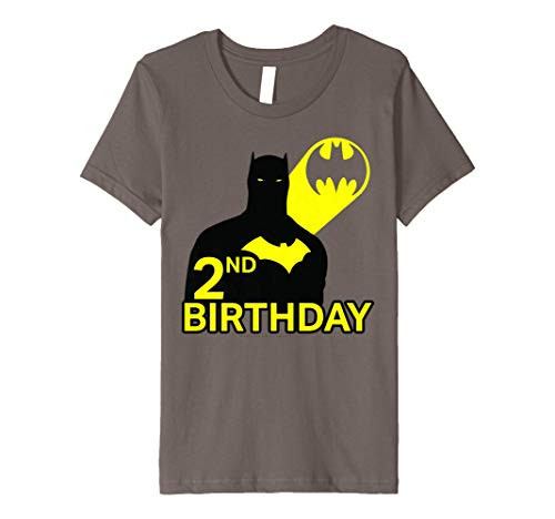Kids DC Comics Batman 2nd Birthday Silhouette Premium T-Shirt