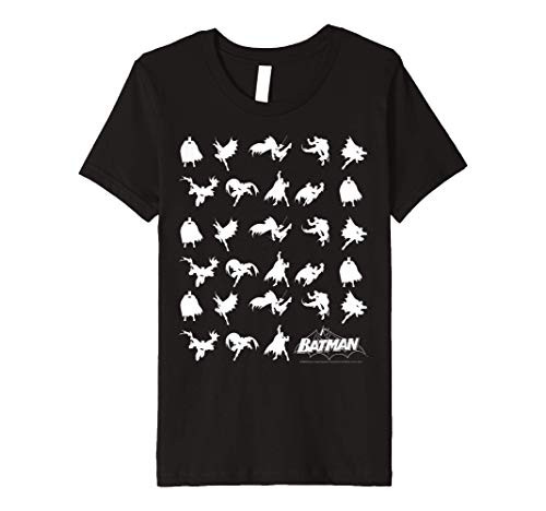 Kids DC Comics Batman Silhouette Action Poses Premium T-Shirt