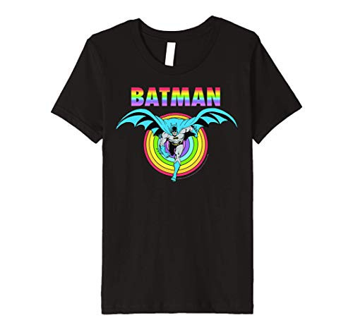 Kids DC Comics Pride Batman Rainbow Run Premium T-Shirt