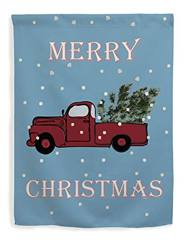 Winter Decorations Merry Christmas House Flag Winter Holiday Season Decor Vertical House Flag Truck