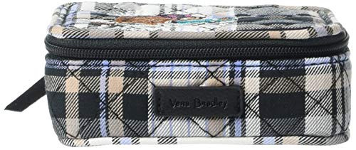 Vera Bradley Signature Cotton Travel Pill Organizer Cozy Plaid Neutral