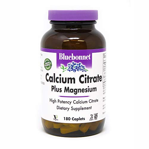 BlueBonnet Calcium Plus Magnesium Caplets 180 Count