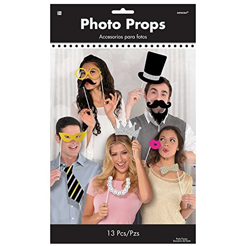 Amscan 399215 Booth Photo Props Fancy Party One Size Multicolor