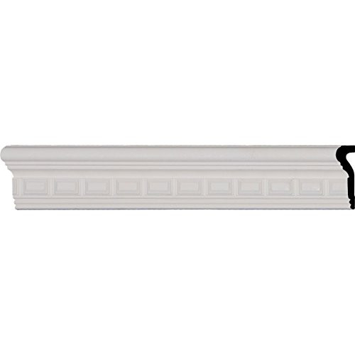 Ekena Millwork CHA03X01BL Blackthorne Chair Rail 3 38H x 1 18P x 94 12L 1 58 Repeat Primed