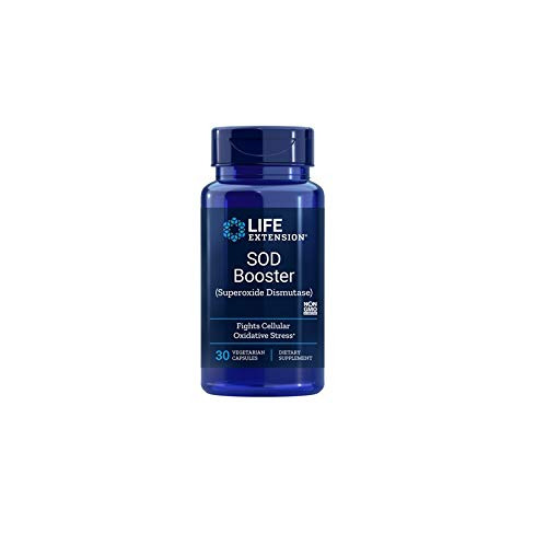 Life Extension SOD Booster Superoxide Dismutase 30 Vegetarian Capsules