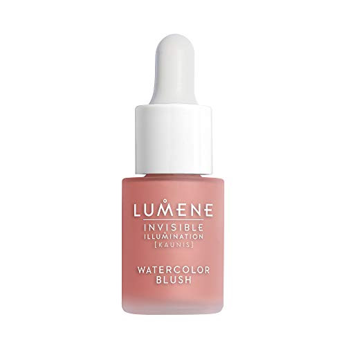 Lumene Invisible Illumination KAUNIS Watercolor Blush Pink Blossom 0_5 Fluid Ounce 15ml 881872