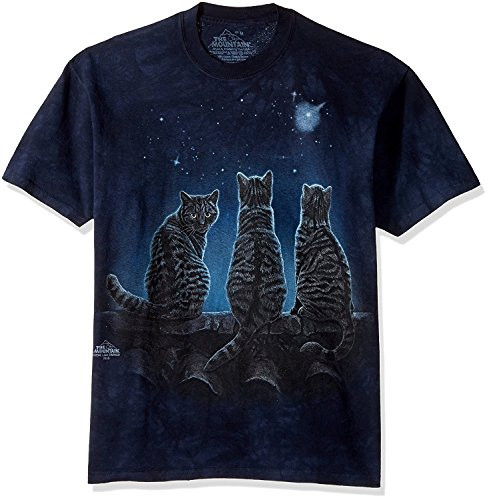 The Mountain mens Wish Upon a Star T-shirt T Shirt Blue Medium US